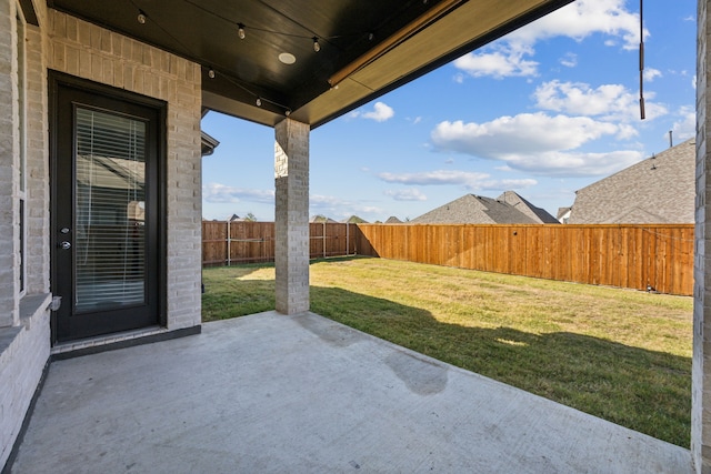 4707 Pin Oak Ct, Aubrey, TX 76227 - view of patio / terrace featuring a fenced backyard