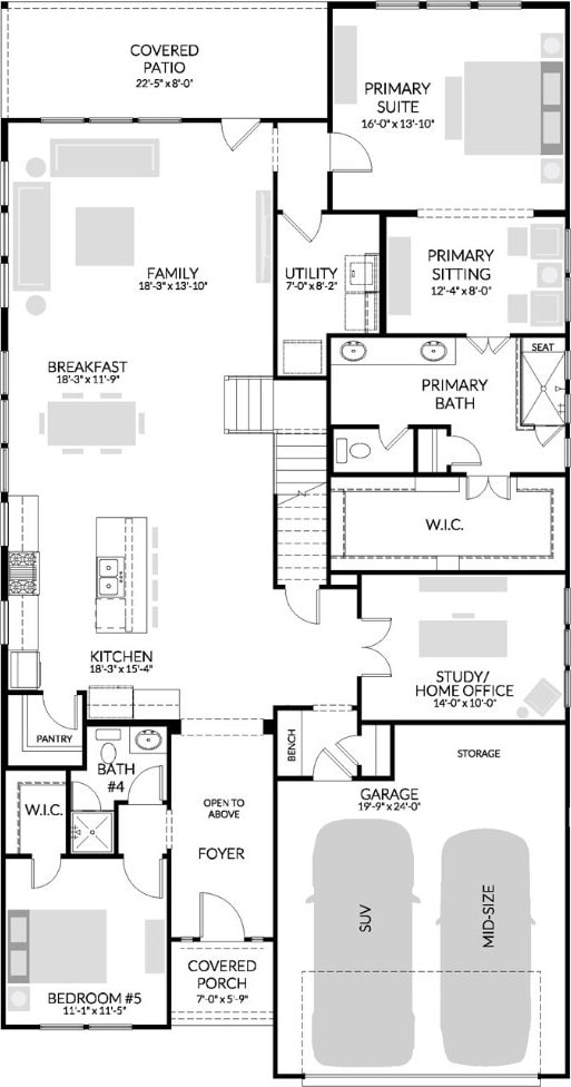 4524 Brookridge Ave, Mckinney, TX 75069 - view of layout