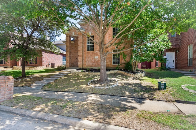 exterior space with a lawn