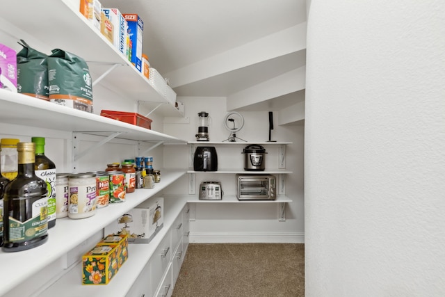 view of pantry