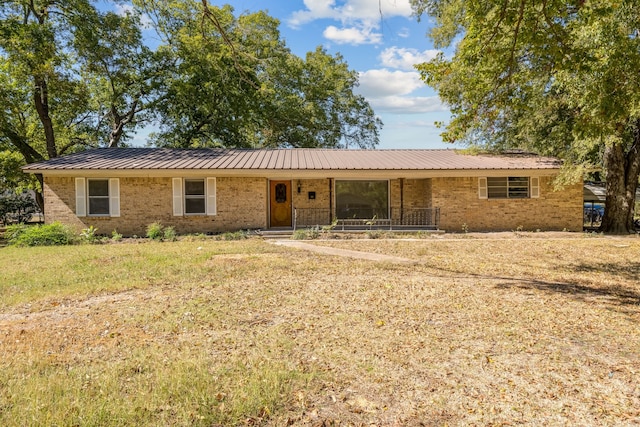 view of ranch-style home