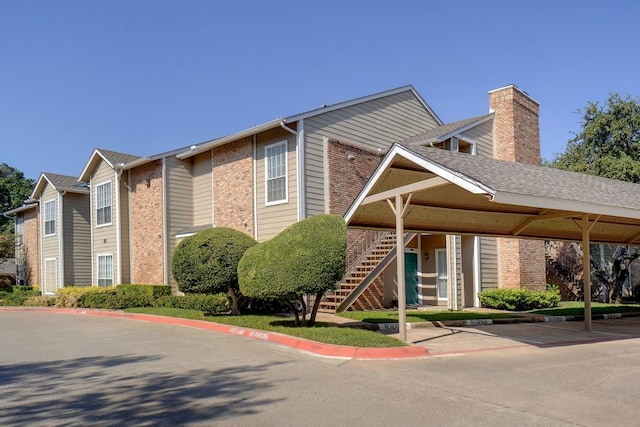 view of front of home