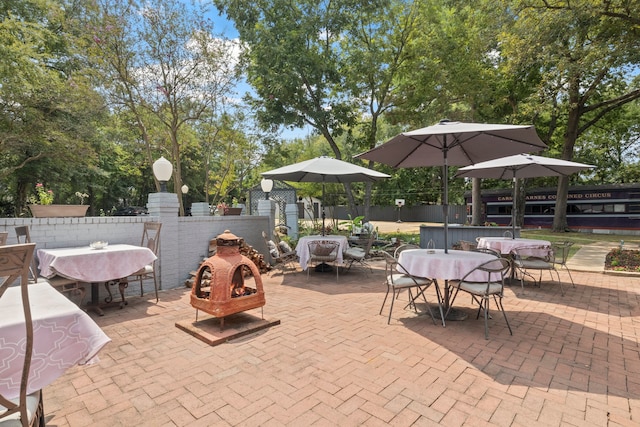 view of patio