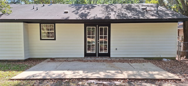 doorway to property featuring a patio area