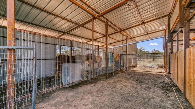 view of stable