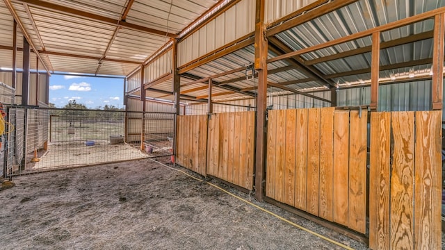 view of stable