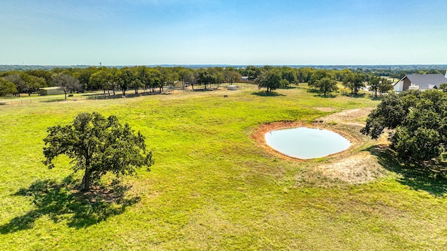 bird's eye view featuring a rural view