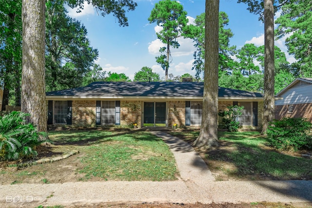 view of ranch-style home