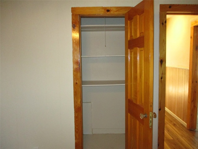 view of closet