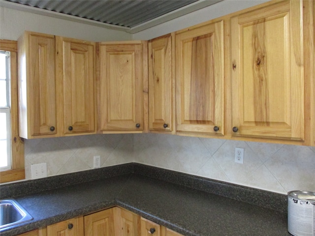 kitchen featuring decorative backsplash