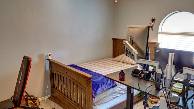 bedroom featuring carpet flooring