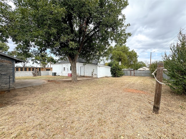 view of yard