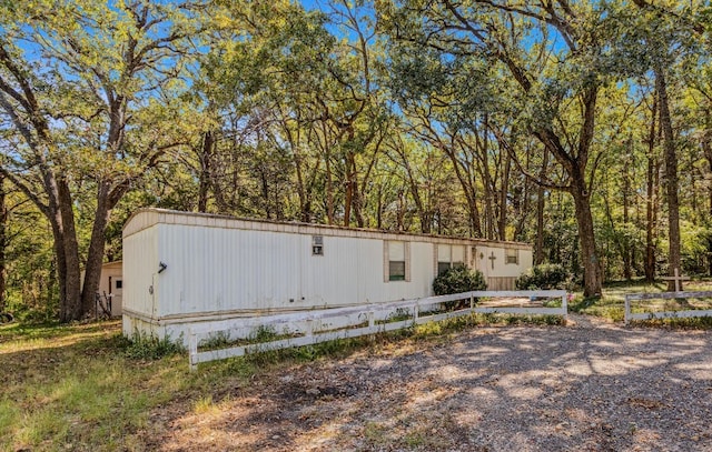 view of property exterior