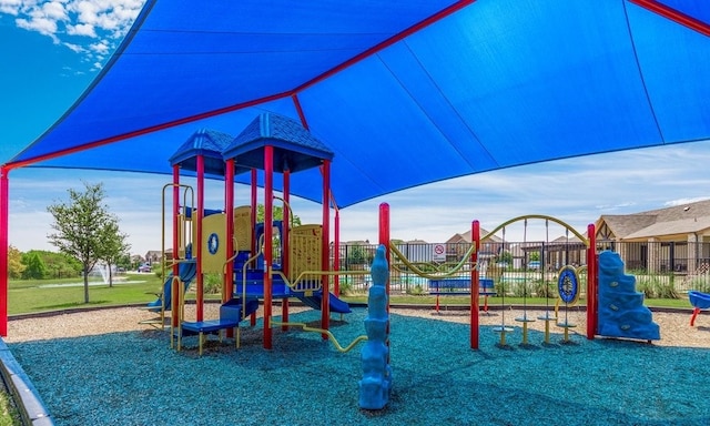 view of play area