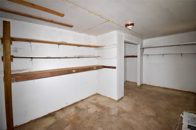 view of basement