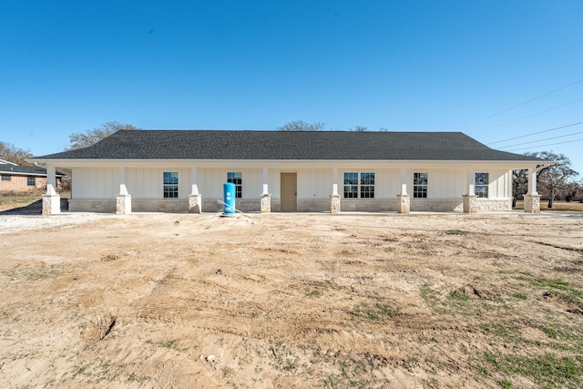 view of back of property