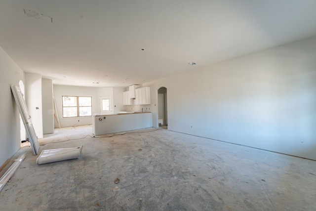 view of unfurnished living room