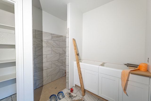 bathroom featuring tile patterned floors