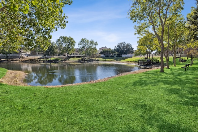 view of water feature