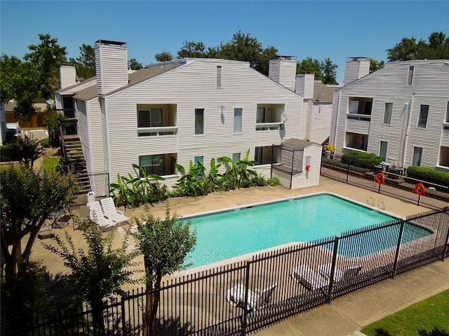 view of pool