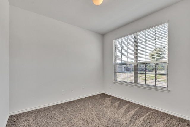 carpeted empty room with a healthy amount of sunlight