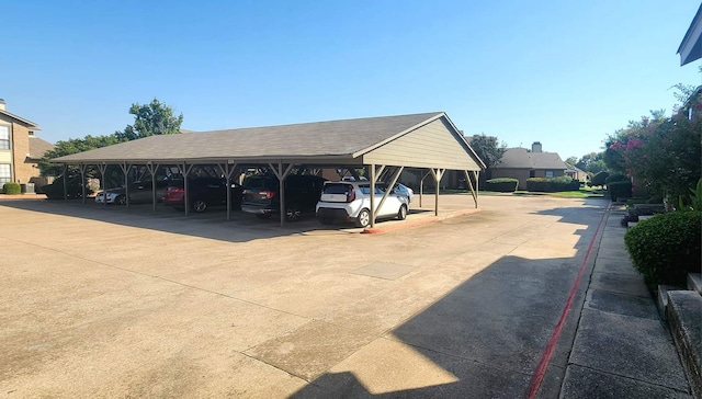 344 W Harwood Rd Unit A, Hurst, TX 76054 - view of covered parking lot