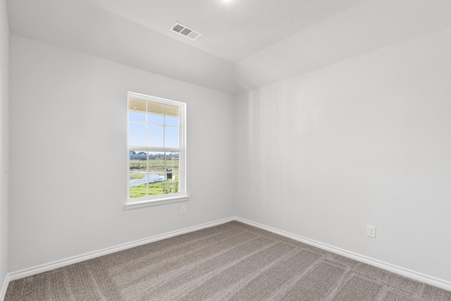 empty room with carpet floors