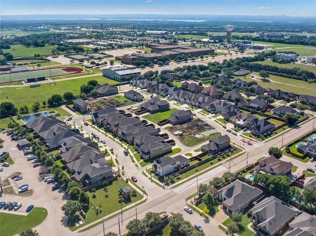 birds eye view of property featuring a residential view