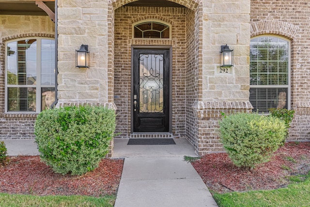 view of entrance to property