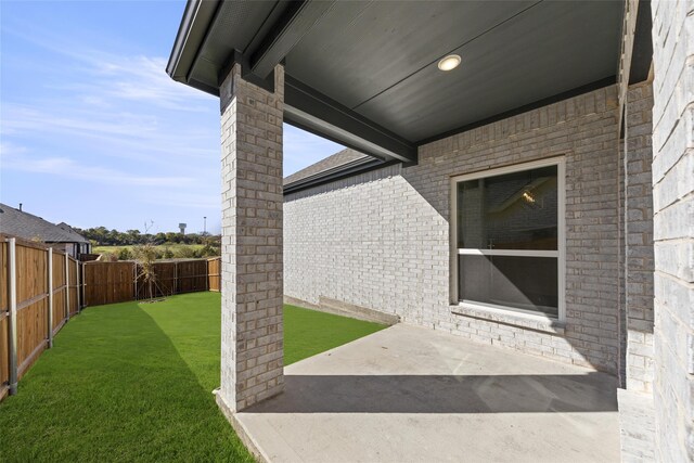 exterior space with a patio area