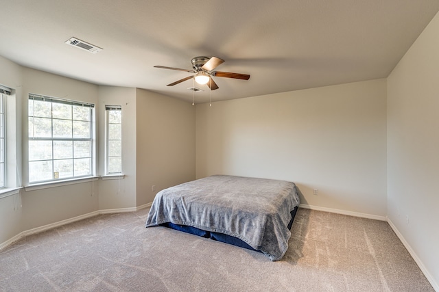 406 Muskingum Rd, Waxahachie, TX 75165 - bedroom with carpet flooring, a ceiling fan, and baseboards
