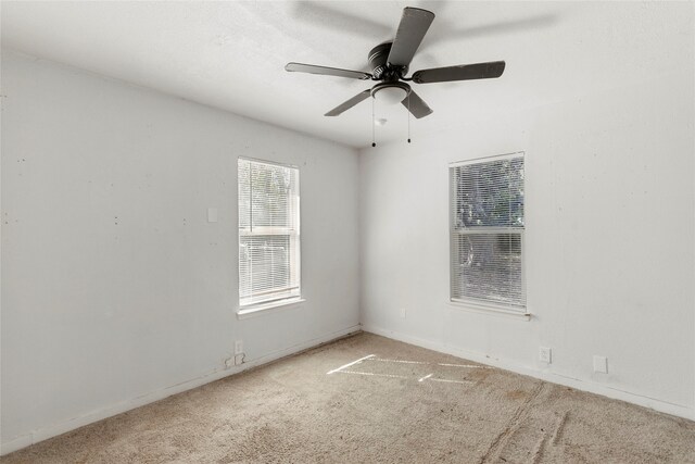 820 Allen St, Denton, TX 76205 - unfurnished room featuring carpet floors and ceiling fan