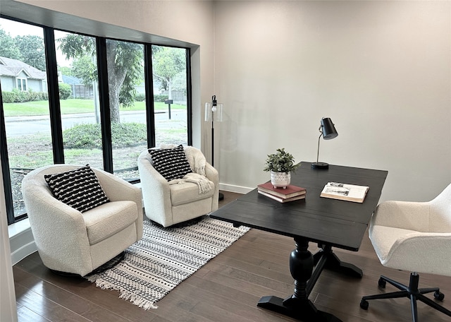 10544 Cox Ln, Dallas, TX 75229 - office space with wood finished floors and baseboards