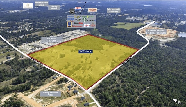 12397 County Road 46, Tyler TX, 75704 land for sale