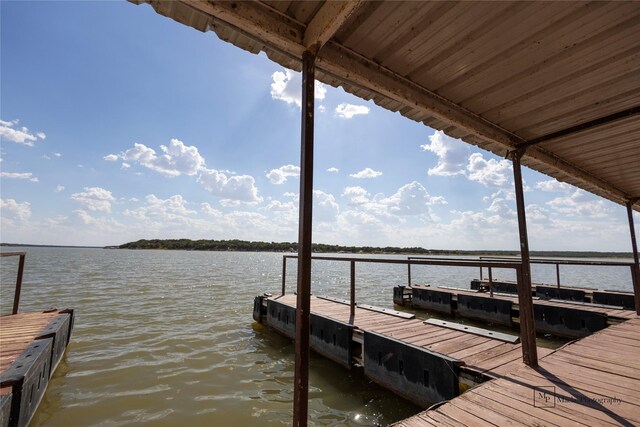 4240 Cheyenne Dr, May, TX 76857 - dock area featuring a water view