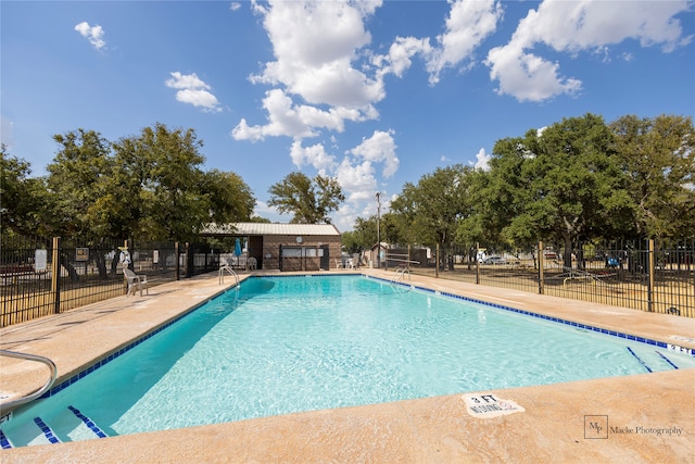 view of pool