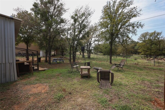 4240 Cheyenne Dr, May, TX 76857 - view of yard with fence
