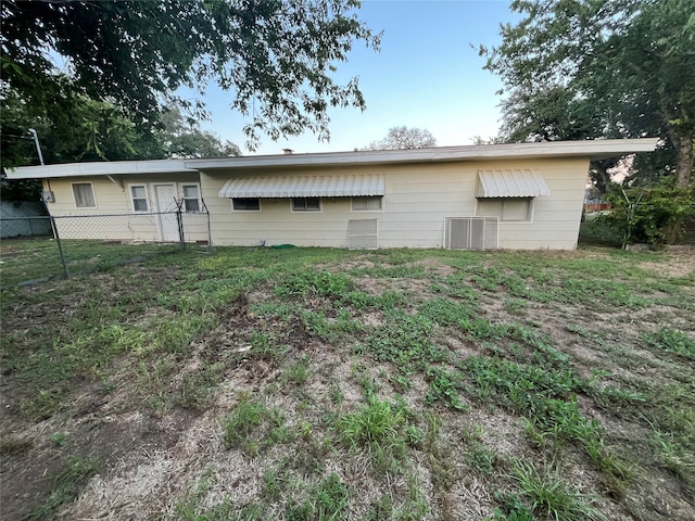 view of rear view of property