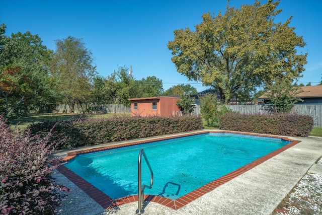 view of pool