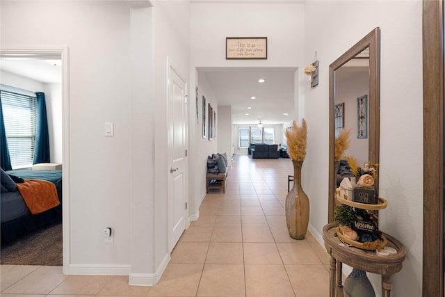 1020 Nicole Way, Fort Worth, TX 76028 - foyer entrance featuring baseboards and light tile patterned floors