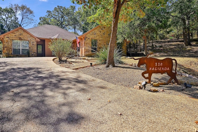 view of front of house