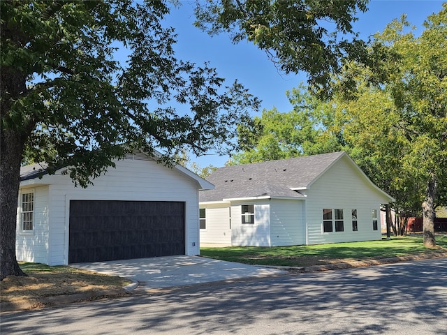 ranch-style house with a garage