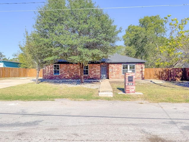 view of front of home