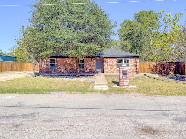 view of ranch-style home