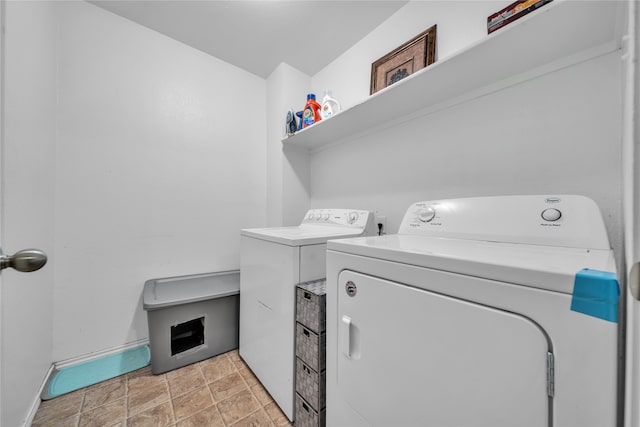 laundry room featuring independent washer and dryer