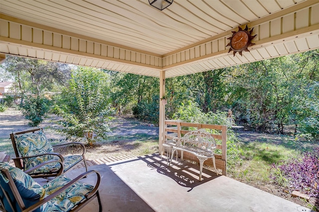 view of patio