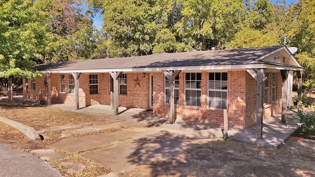 view of ranch-style house