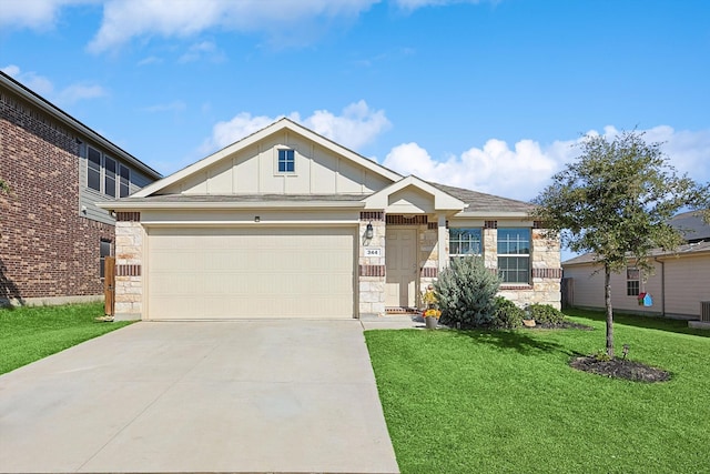 entrance to property with a garage