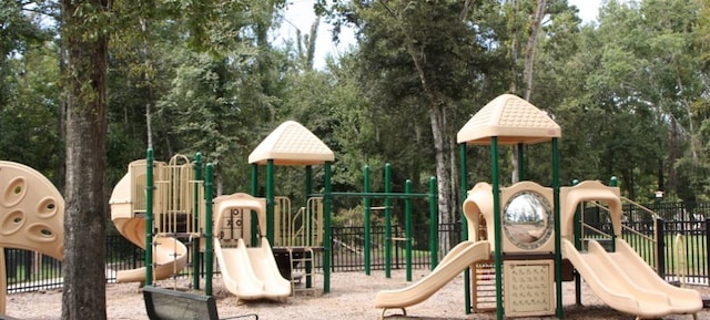 view of jungle gym