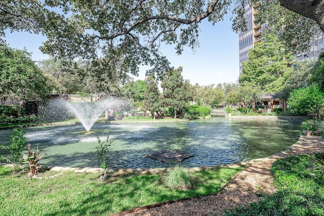 view of water feature